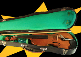 Violin, musical instruments